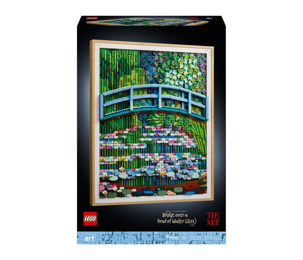 LEGO ART 31220 Claude Monet — Most nad stawem z liliami wodnymi - 1517895 - zdjęcie